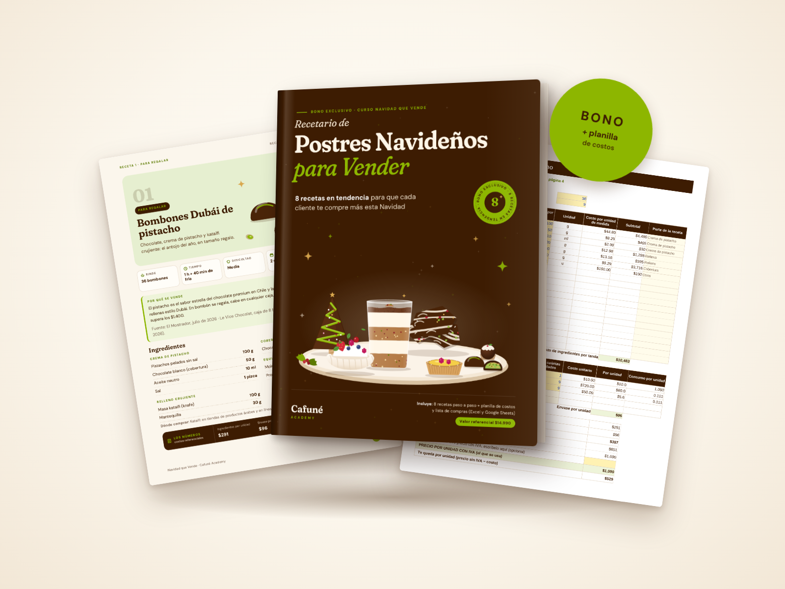 Recetario de Postres Navideños para Vender